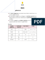 Guía 1 Álgebra EGG MATEMÁTICA PDF