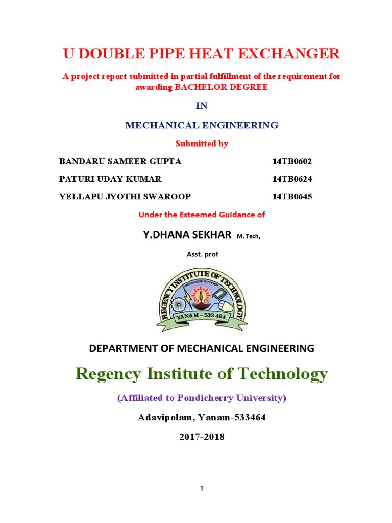 phd thesis on heat exchanger