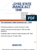 Employee State Insurance Act 1948