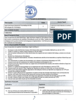 TDR Informaticien Bac3 Otr