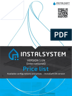 InstalSystem 5 - PriceList PDF