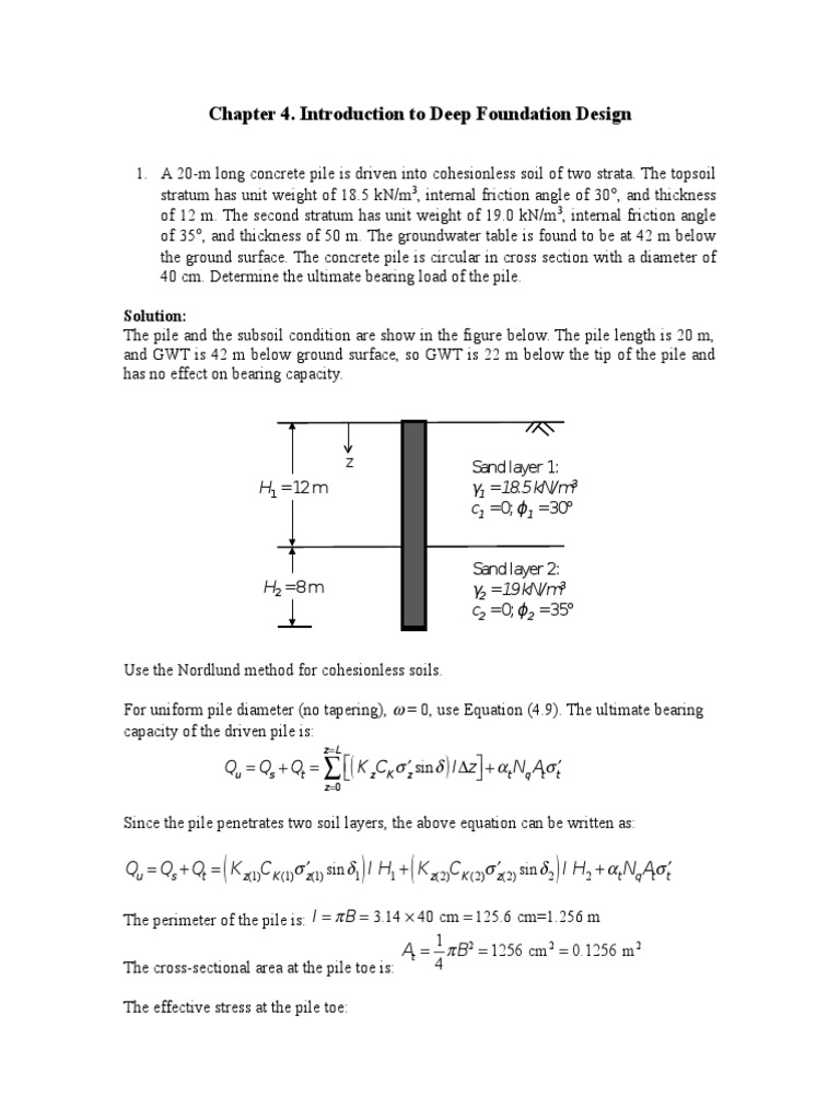 Deep Foundation Design Guide | PDF | Deep Foundation | Natural Materials