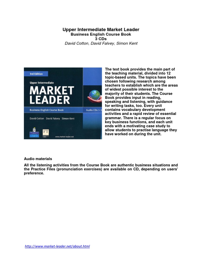 Upper Intermediate Market Leader - Compress PDF | PDF