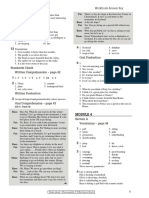 Oral Production: Workbook Answer Key