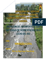 10-Iniciación Del Movimiento de Las Particulas de Sedimentación en El Lecho Del Rio PDF