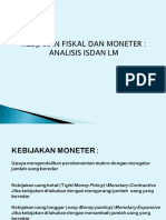6b-Kebij Fiskal Moneter, analisis IS LM