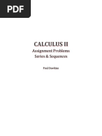 Assignment Problems Series & Sequences: Paul Dawkins