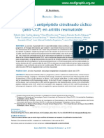 Anticuerpos antipéptido citrulinado cíclico (anti-CCP) en artritis reumatoide.pdf