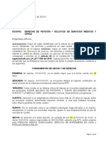 DERECHO DE PETICIÓN - Autorizacion 