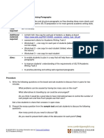 Ielts Academic Writing Task 2 Organising Paragraphs PDF