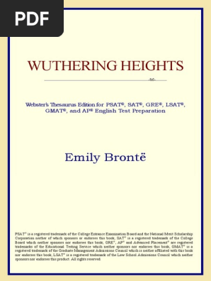 Wuthering Heights (Websters Thesaurus Edition) by Emily Bronte