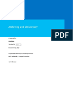 Archiving and Ediscovery v1