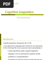 Cognitive Linguistics PDF