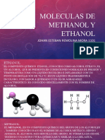 Moleculas de Methanol y Ethanol