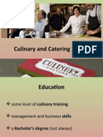 Culinary and Catering Business
