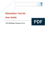 Attestation Tool Kit User Guide: ATK Release Version 4.5.1