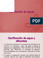 Clarificación de Aguas PDF