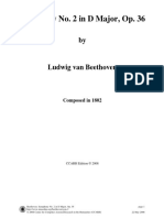 Bethoven Ludvig Van - Simfoniya 2 Re Mazhor 1801-02 PDF