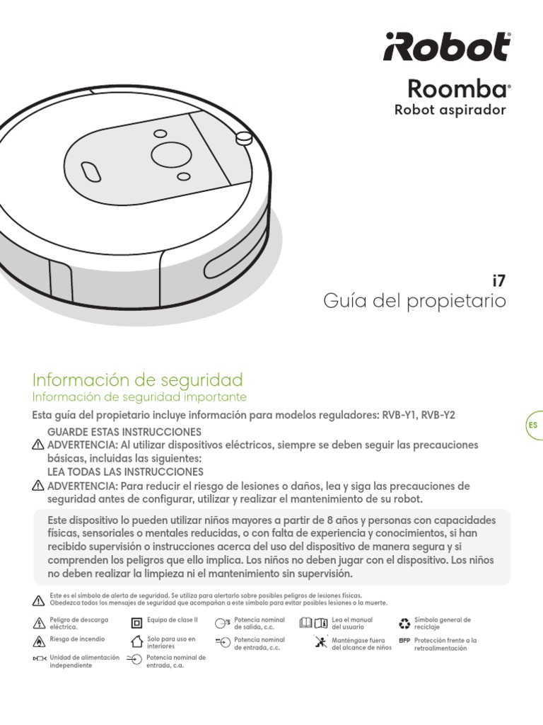 Gu a Del Propietario Robot Aspirador PDF Robot Rob tica