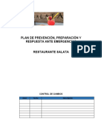 PLAN DE PREVENCION, PREPARACION Y RESPUESTA SEDE BARRANCABERMEJA Rev. 2017