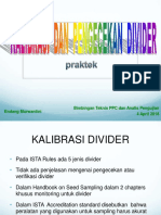 Kalibrasi Dan Pengecekan Divider