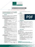 Appel A - Candidature Informaticien A4