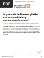 La Pirámide de Maslow ¿Cómo Descubrir Tus Necesidades y Motivaciones