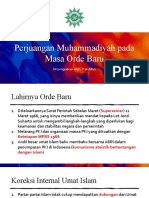 Perjuangan Muhammadiyah Pada Masa Orde Baru