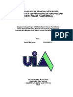 Peranan PPNS OJK Dalam Pengawasan Tindak Pidana Pasar Modal - Jarot Maryono, A.Md., S.H PDF