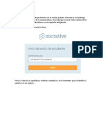 Pasos para Dar El Control de Lectura en Socrative