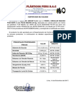 Cert. Calidad EXON PLÁSTICOS PERU - Sts3 PDF