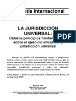 La Jurisdicción Universal 14 Principios ANMISTÍA INTERNACIONAL