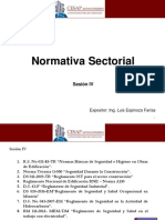 Normativa Sectorial