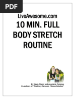 10-Minute Full-Body Stretching Routine PDF