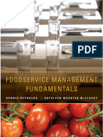 Reynolds DR Mcclusky KW Foodservice Management Fundamentals PDF