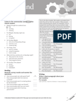 Openmind 1 Unit 10 Skills Test