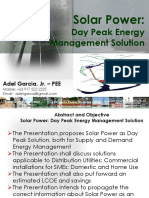 Day Peak Energy Management Solution: Solar Power