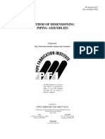 Method of Dimensioning Piping Assemblies: Prepared by Pipe Fabrication Institute Engineering Committee