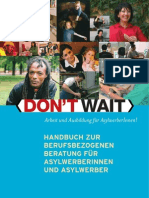 Don't Wait Handbuch Zur Berufsbezogenen Beratung Von Asylwerberinnen Und Asylwerbern