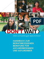 Don't Wait Handbuch zur berufsbezogenen Beratung von Asylwerberinnen und Asylwerbern