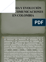Historia y Evolución de Las Comunicaciones en Colombia