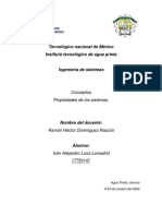 Conceptos, Propiedades de Los Sistemas. Ivan Alejandro Luna Lamadrid PDF
