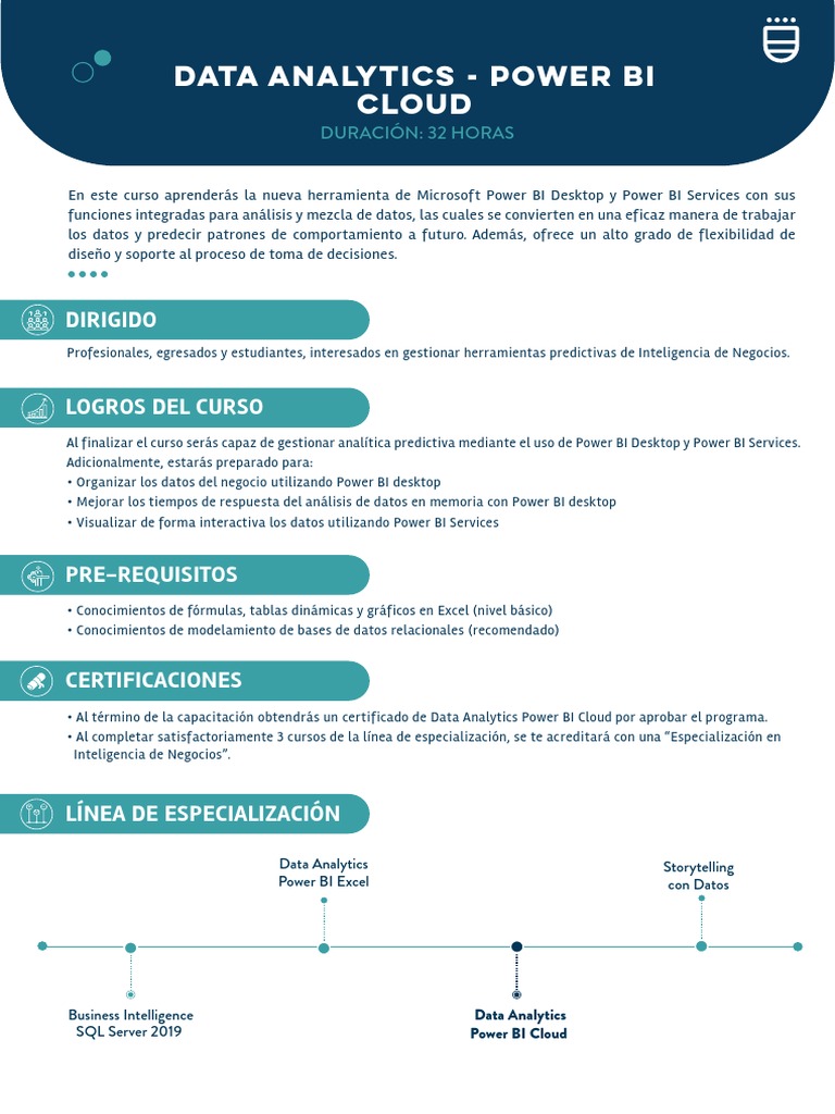 Data Analytics Power BI Cloud 2019 2 PDF | PDF | Analítica predictiva ...