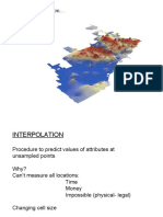 Surfaces and Interpolation - IDW