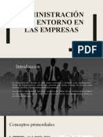 Tema Ii Administracion y El Entorno en Las Empresas