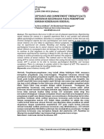 Pengaruh Acceptance and Commitment Therapy (Act) Terhadap Penurunan Kecemasan Pada Perempuan Korban Kekerasan Seksual