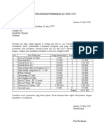 Surat Penawaran Perbaikan Ac Dan CCTV