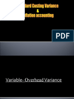 Variable Overhead Variance Analysis