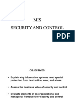 Managing MIS Security Control