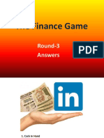 The Finance Game: Round-3 Answers